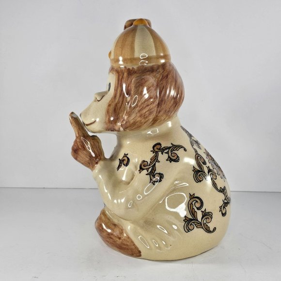 Monkey Chimpanzee Statue Shushing Holding Stick Branch Club - Picture 6 of 8